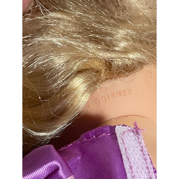 Disney Princess Rapunzel Doll 15" Blonde Hair Purple Dress Tiara - Picture 8 of 9